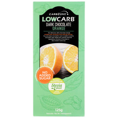 Low Carb® Gorzka Czekolada Pomarańczowa  (125g)